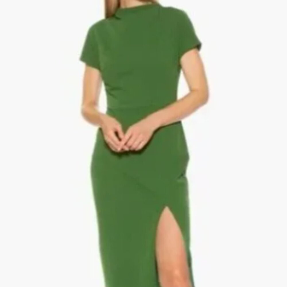 Alexia Admor Illy Dress - Size Large - Green